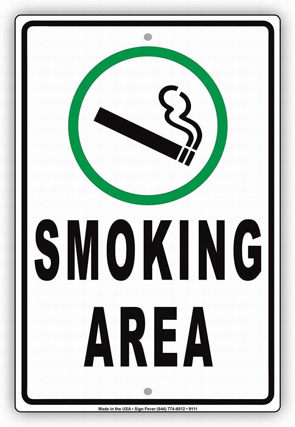 Vaping Store - Sicherheitsschild 12x16 Smoking Vaping Allowed in