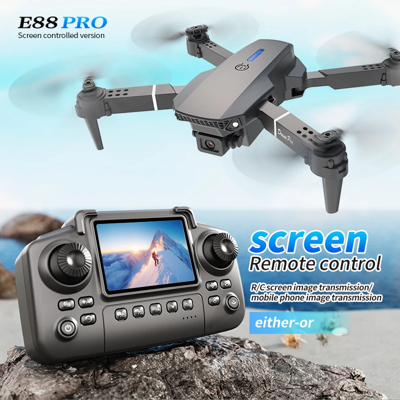 Battery Case Storage - Professionelle E88 PRO Drohne mit Bildschirm,