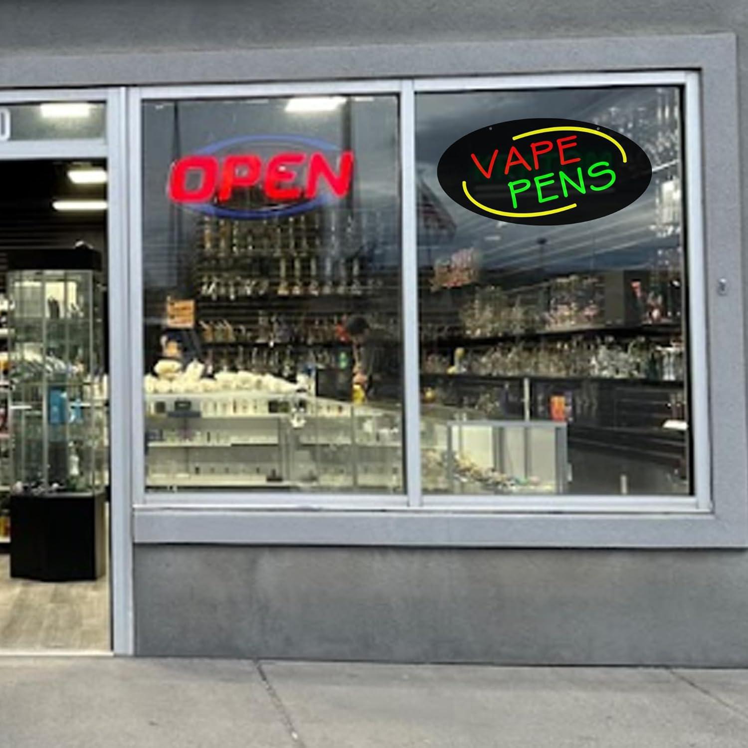 Vape-Stifte Neon-Schild Dimmba – Vaping Store Bewertung und Preis