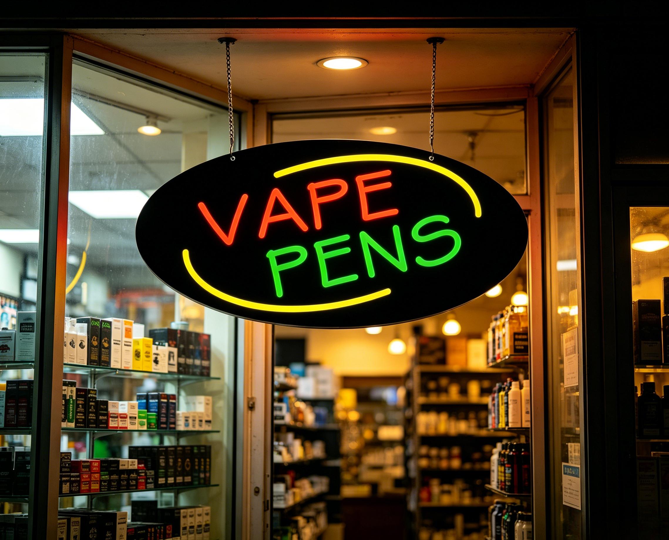 Vape-Stifte Neon-Schild Dimmba – Vaping Store Bewertung und Preis