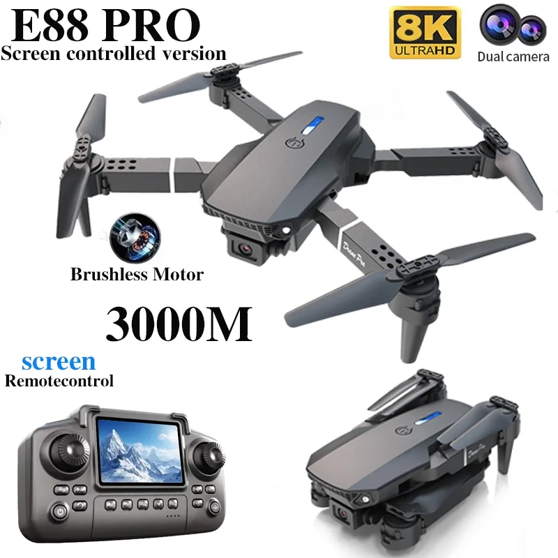 Professionelle E88 PRO Drohne  – Battery Case Storage Bewertung und Preis