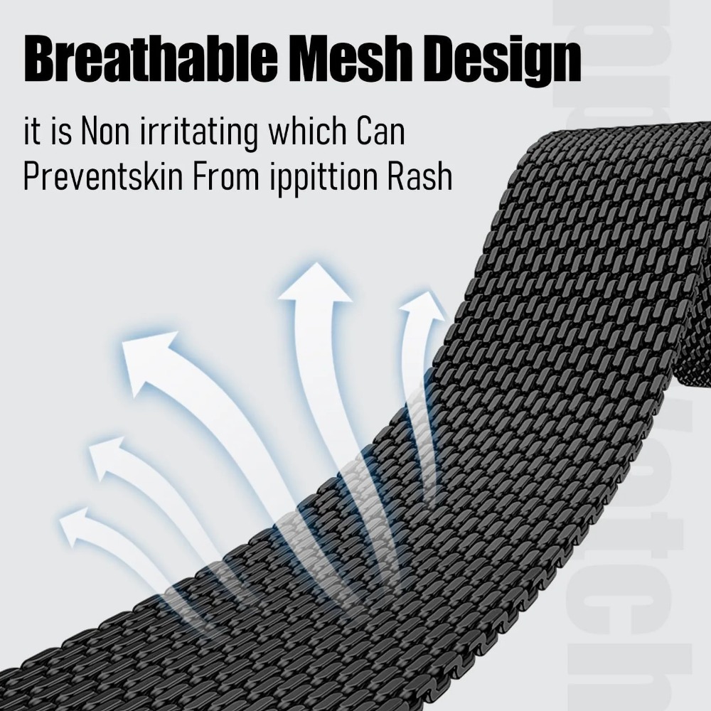 Stahlgitter-Milanese-Armband f – Mesh Coil Strip Bewertung und Preis