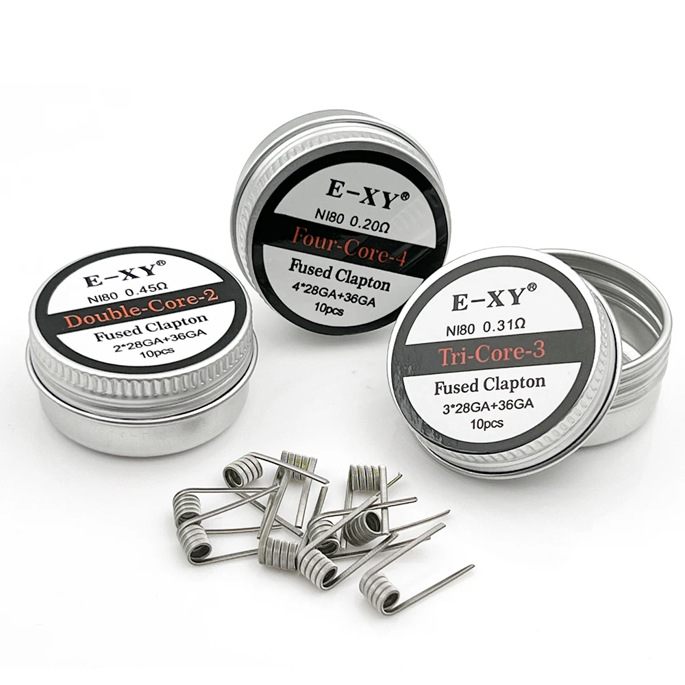 10 teile/schachtel Ni80 Vorgef – Clapton Wire Pre Built Bewertung und Preis