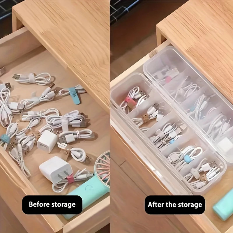 Transparenter Kabelorganizer m – Battery Case Storage Bewertung und Preis