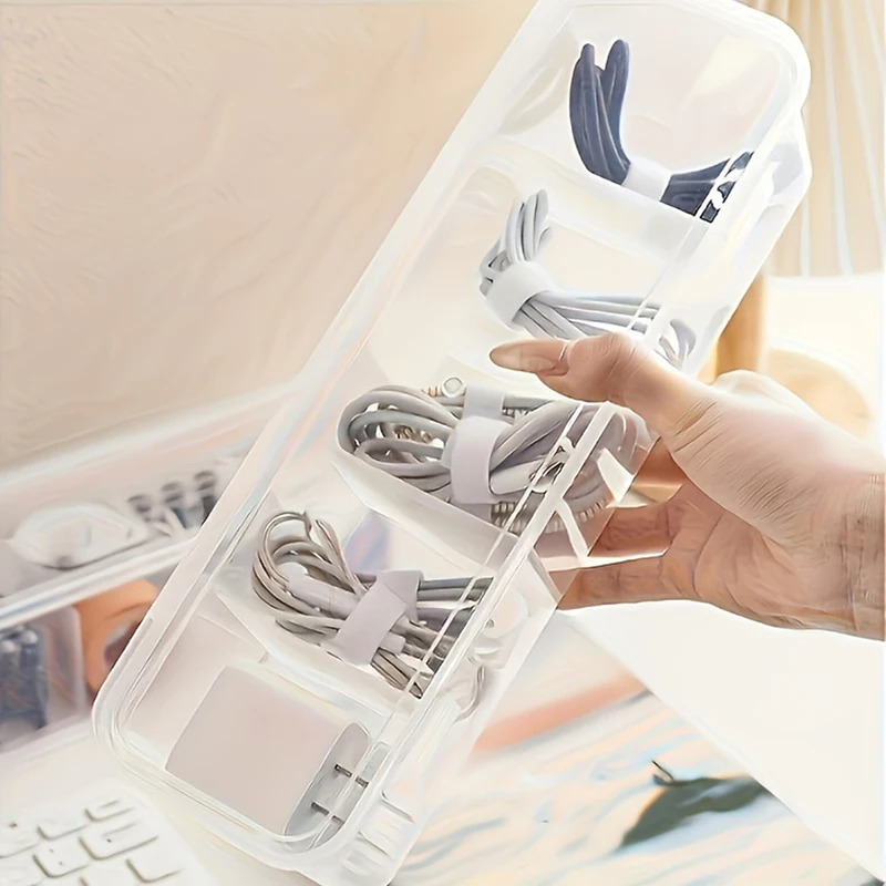 Transparenter Kabelorganizer m – Battery Case Storage Bewertung und Preis