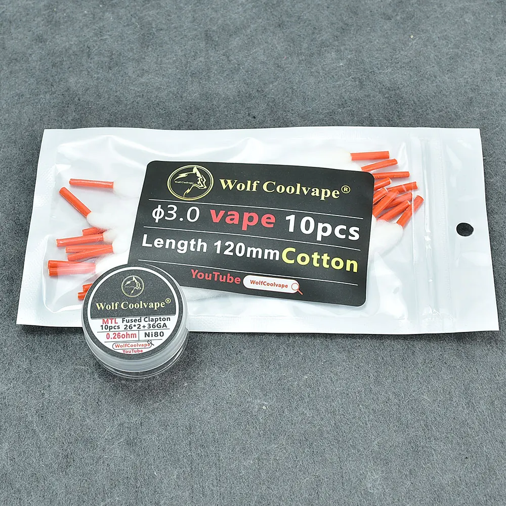 Wolfcoolvape NI80 vorgefertigt – Clapton Wire Pre Built Bewertung und Preis
