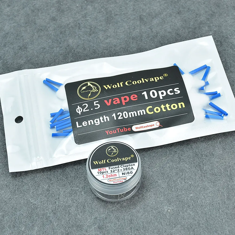 Wolfcoolvape NI80 vorgefertigt – Clapton Wire Pre Built Bewertung und Preis